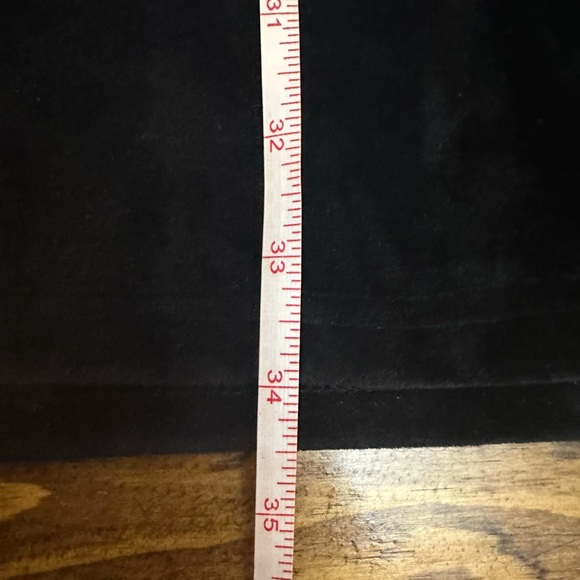 Cupcakes and Cashmere Long Hooded Pullover Velour Black Size Medium - Picture 7 of 7